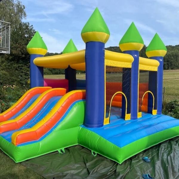 5x3.5m Inflatable Bouncy Castle With Slide Kids Inflatable Bouncer House Commercial Inflatable Jumper